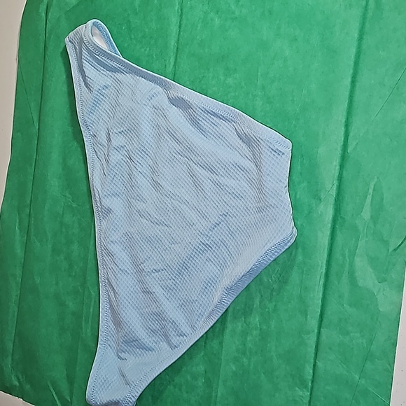 Shade & Shore Light blue textured Bikini BOTTOMs ONLY Size L VGUC - Picture 12 of 13